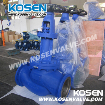 DIN Cast Steel Bellow Globe Valve with Handwheel